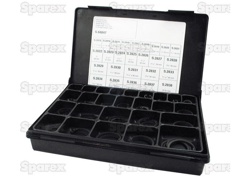 Internal Circlip - Assortment, 330 pcs. Compak. (Din 472) Massey Ferguson (68047)