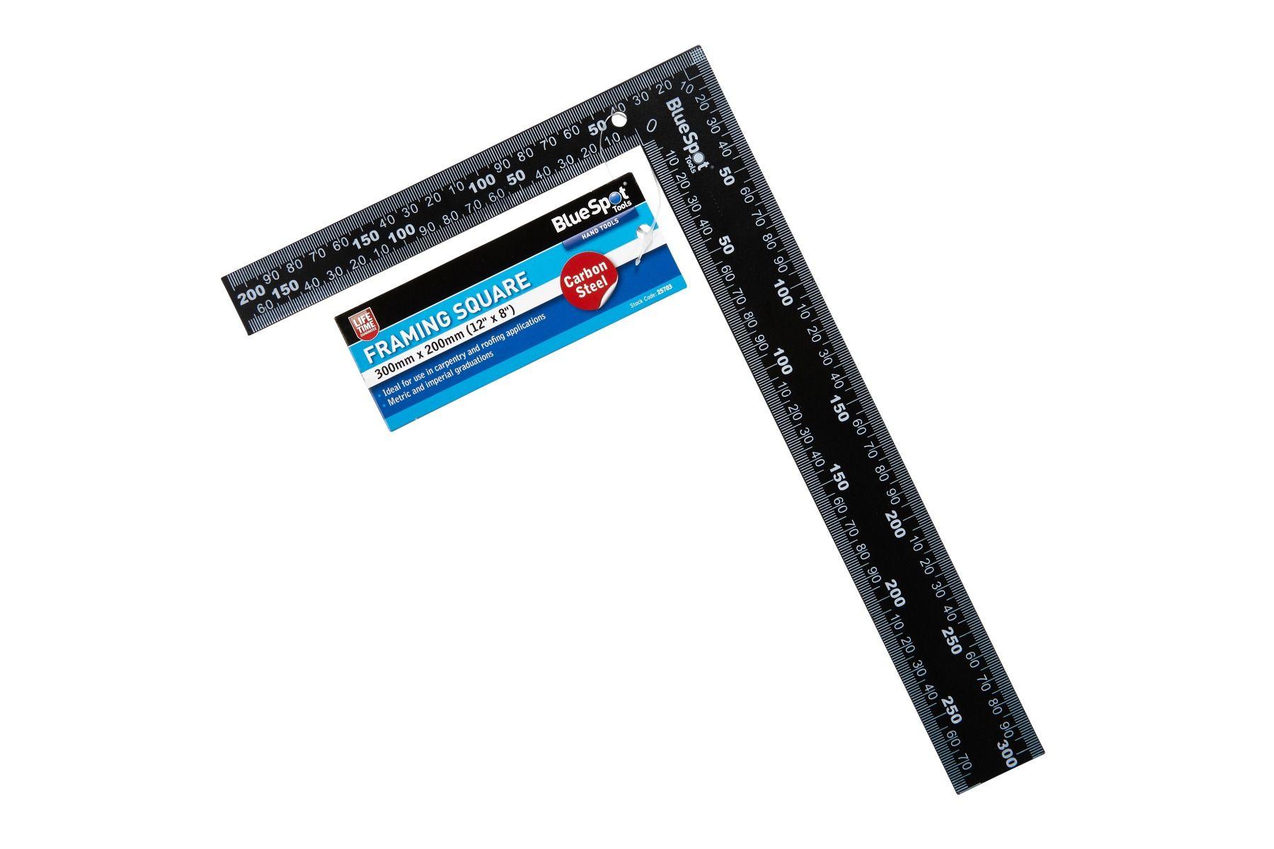 Blue Spot Tools 300mm x 200mm (12" x 8") Framing Square