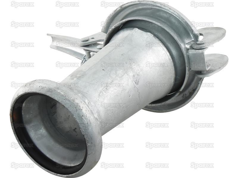 Increaser 4" Female - 5" Male Galvanised B | for Bauer Slurry Equipment