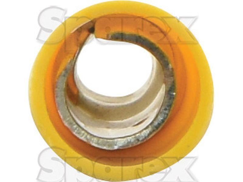 Pre Insulated Bullet Terminal, Double Grip - Female, 5.0mm, Yellow (4.0 - 6.0mm)