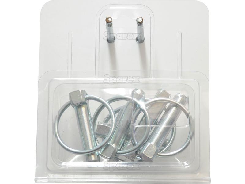 Round Linch Pin, Pin Ø11mm x 44.5mm (5 pcs. Agripak)