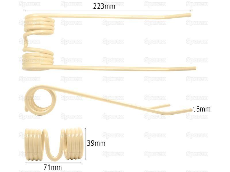 Pick-Up Haytine - - - Length:223mm, Width:71mm, Ø5mm - Replacement for Rivierre Casalis for Rivierre Casalis