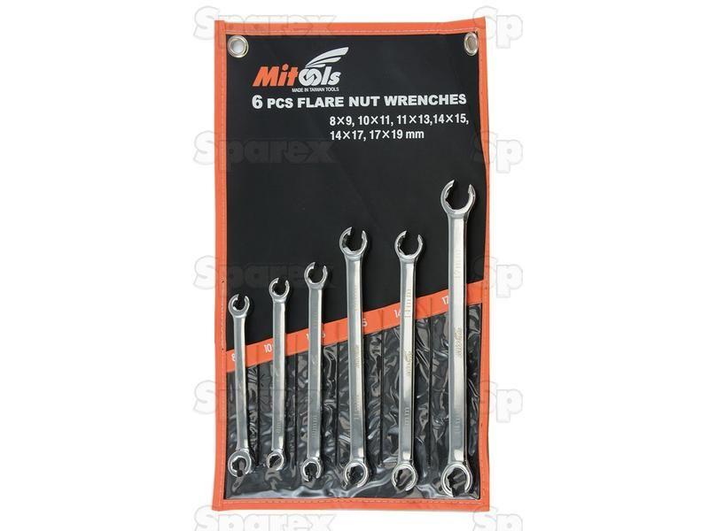 (6 pcs.) Flare Nut Wrench Set