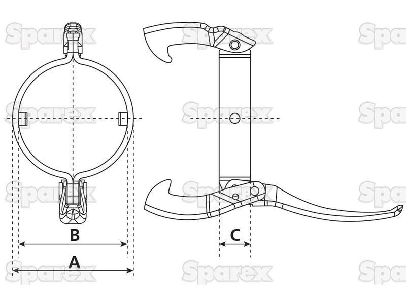 Clamp Ring - 5'' (133mm) (Non Galvanised)