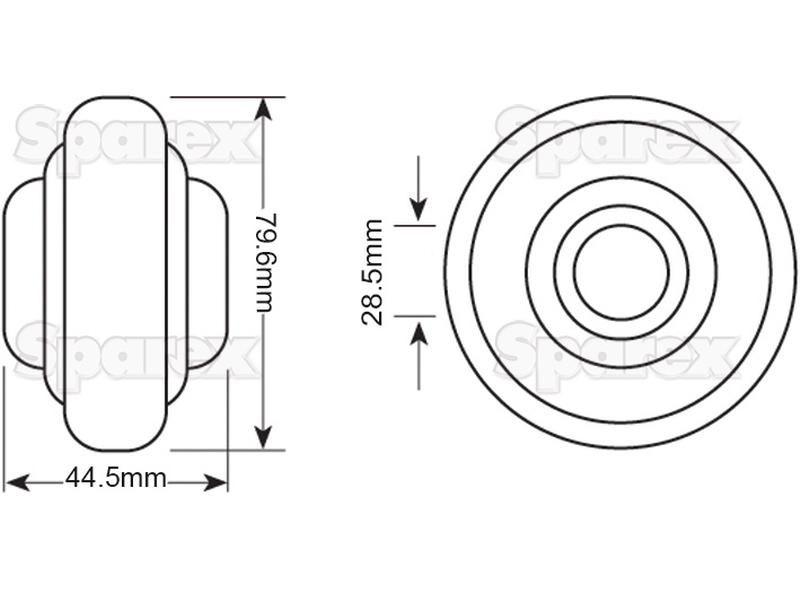 Lower Link Swivel Set (Cat. 2)