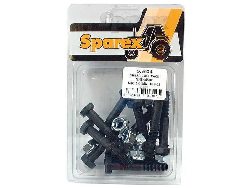 Shear Bolt, M10 x 60mm (10 pcs. Agripak) Ford New Holland (544502, 86595400)