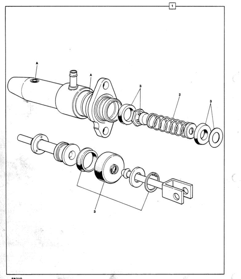 CLIMAX COVENTRY Forklift DA4.0 Brake Master Cylinder