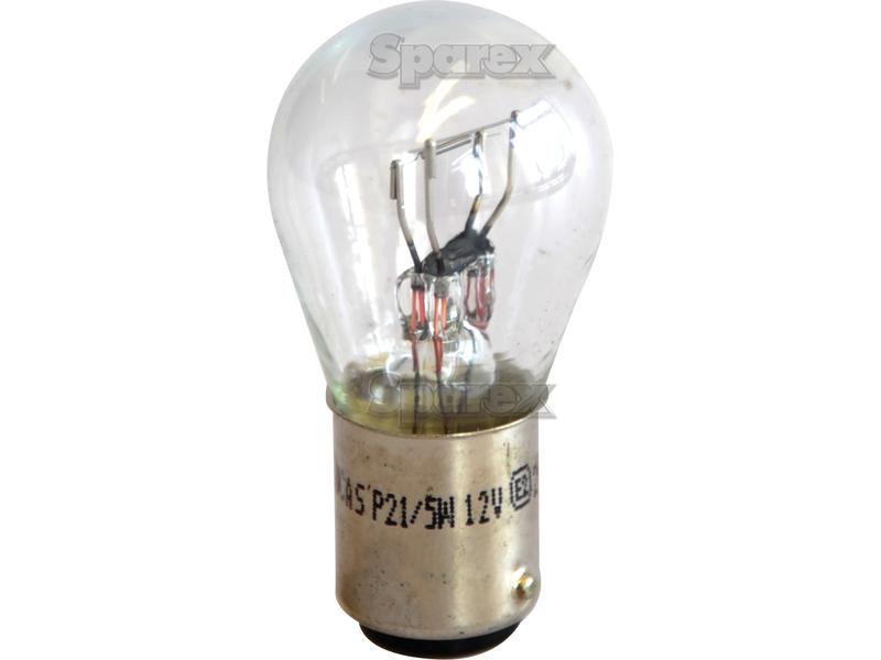 Halogen Stop/Tail Bulb, 12V, 5W, BAY15d Base Case IH, Lucas