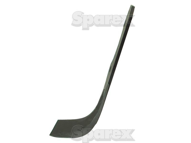 Rotavator Blade Curved LH 60x6mm Height: 290mm. Hole centres: 90mm. Hole Ø: 12.5mm. Replacement for Pegoraro for Pegoraro TL