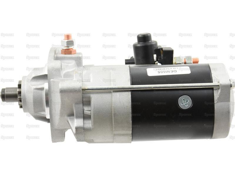 Starter Motor - 12V, 4Kw, Gear Reducted (Sparex)  for John Deere (RE501298, RE65103, RE69704, RE70957)