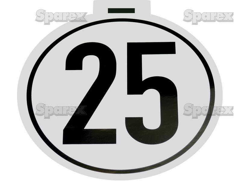 Speed Limit Sign 25KM/H