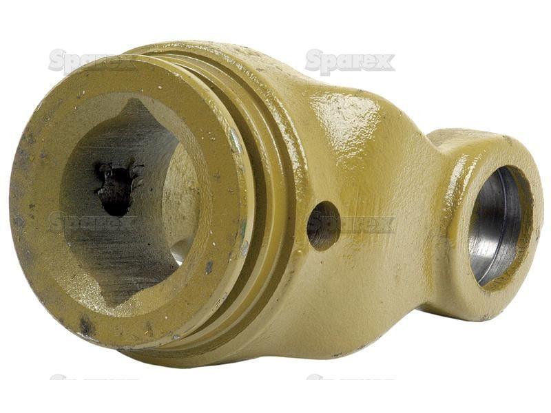 PTO Tube Yoke (U/J Size: 27 x 70mm) Profile: Lemon, Size: 34.5 x 4mm, Ref: Ov. La Magdalena, Massey Ferguson, Walterscheid