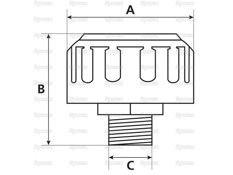 Air - Breather Hose for Valmet & Valtra A95N (AN Series)