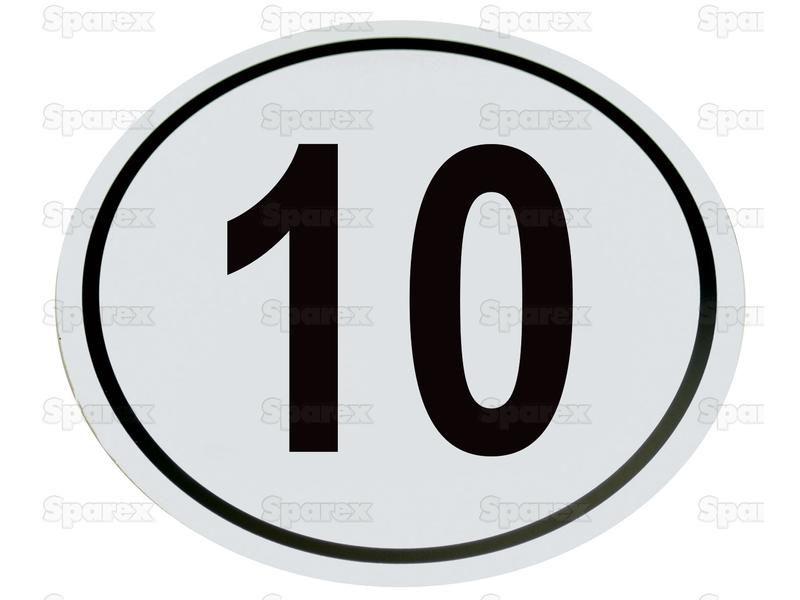 Speed Limit Sign 10KM/H