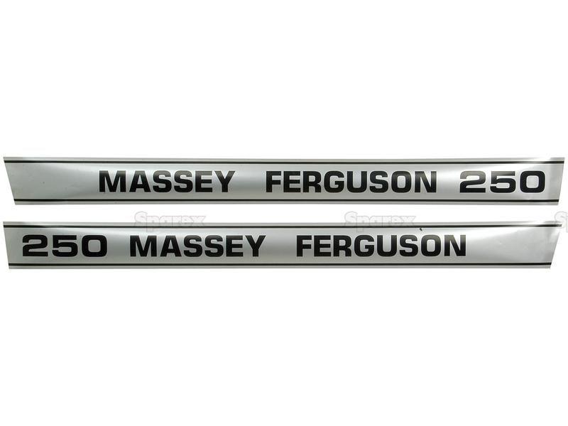 Decal Set - Massey Ferguson 250 for Massey Ferguson