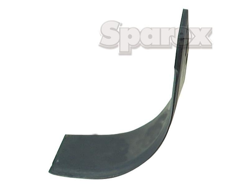 Rotavator Blade Curved LH 80x6mm Height: 180mm. Hole centres: 57mm. Hole Ø: 11.5mm. Replacement for Dowdeswell for Howard HL