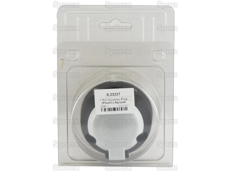 7 Pin Caravan Plug (Plastic) Agripak