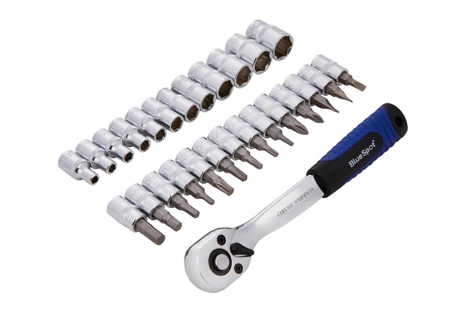 Blue Spot Tools 27 PCE 1/4" Drive Metric Socket and Bit Set