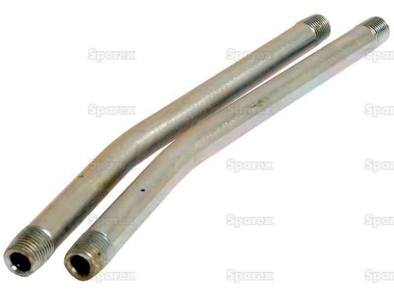 Grease Gun Tube - Rigid (1/8'' BSPT) 15cm (2 pcs. Agripak)
