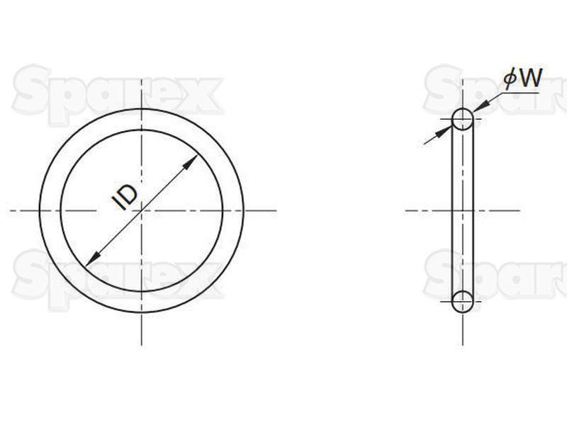 O Ring 1/8'' x 1 5/16'' (BS219) 70 Shore
