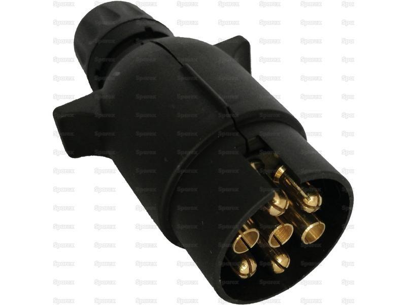 Spiral Extension Cable 1.5M, 7 / 13 Pin, Male / Male