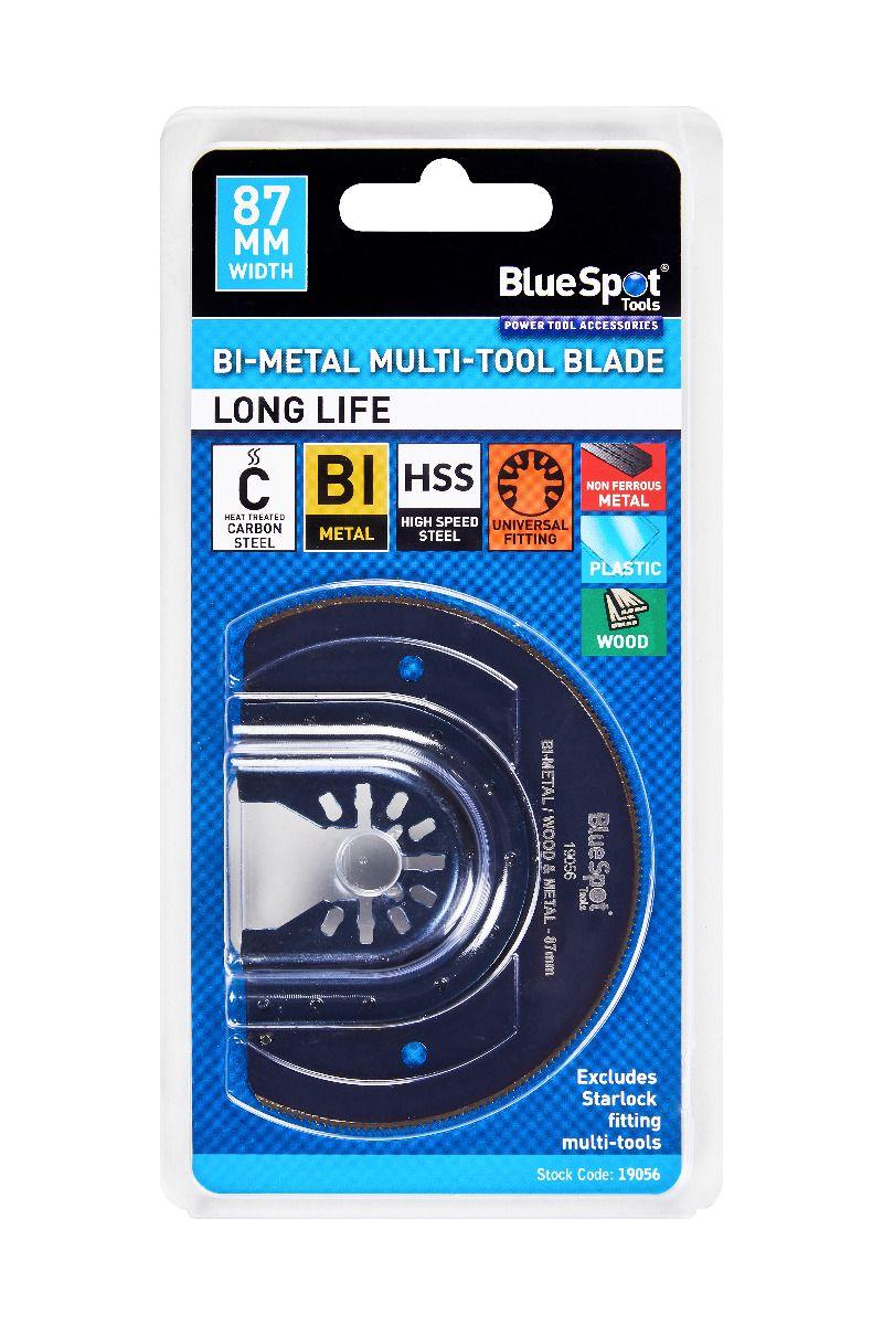 Blue Spot Tools Bi-Metal 87mm Multi Tool Segment Blade