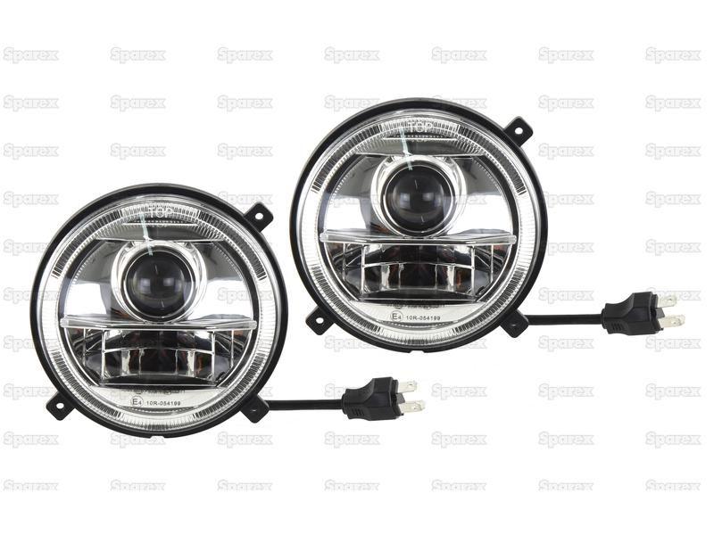 LED Head Light Kit, Interference: Class 3, LH (LH Dip), 1560 - 2760 Lumens, 10-30V for Massey Ferguson