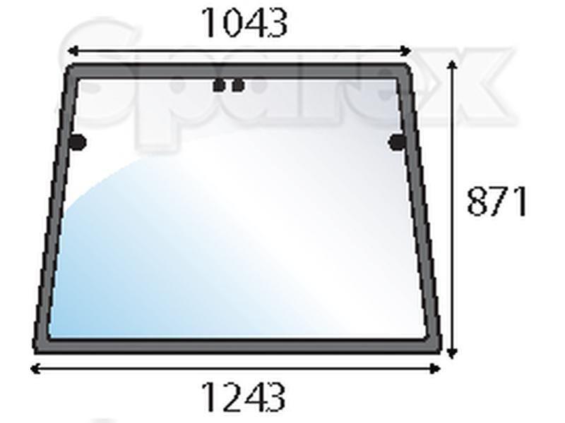 Windscreen for Case IH 4230 (4200 Utility Series)