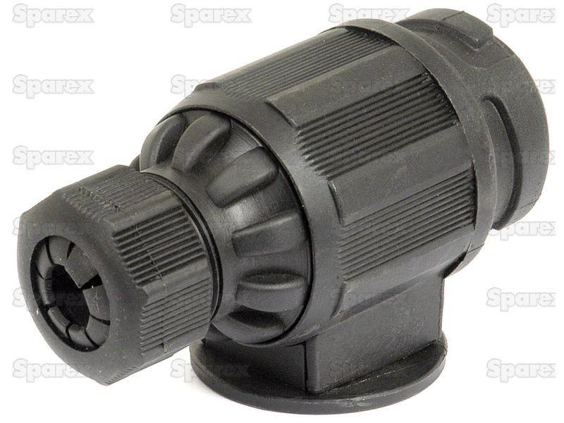 13 Pin Trailer Plug Male with Screw Connectors (Plastic)