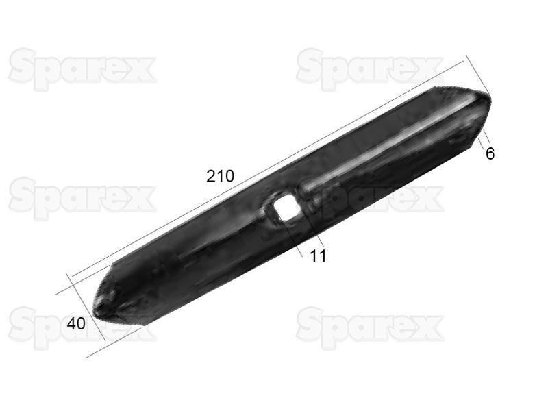 Reversible point 210x40x6mm for Universal
