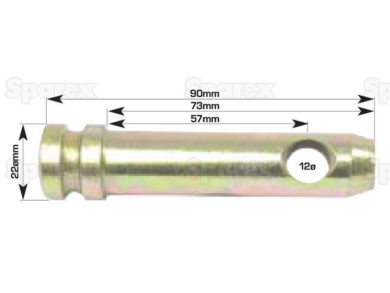 Top link pin 19x57mm Cat. 1 for White Oliver VARIOUS
