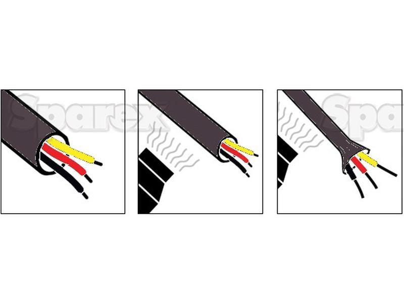 Heat Shrink PVC 1.6 to 3.2 mm (5 pcs) Contents 5 lines each with 1200mm length