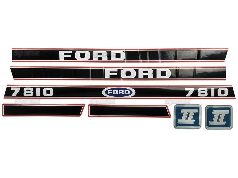 Decal Set - Ford / New Holland 7810 for Ford New Holland