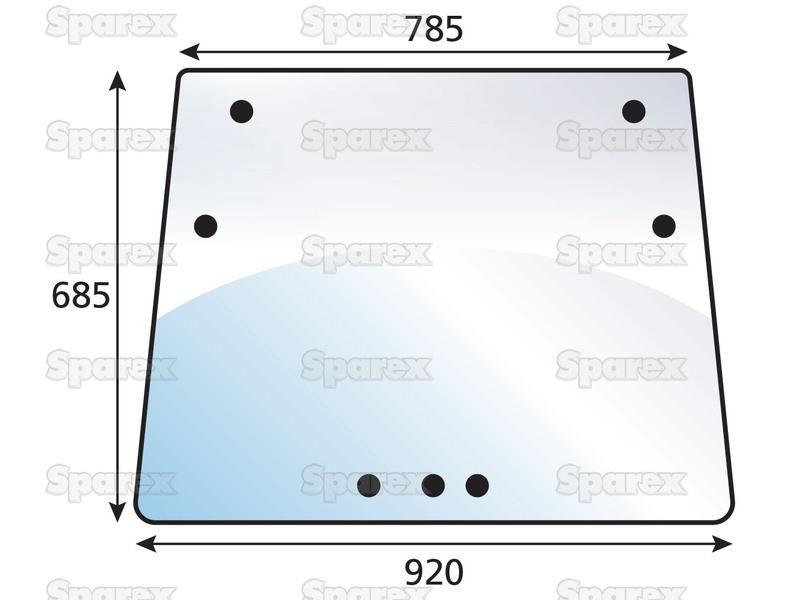 Windscreen Fendt (205 810 040 401, 205810040401)