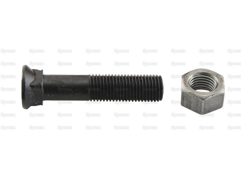 Round Countersunk Square Hex Bolt & Nut (TFCC) - M12 x 50mm, Tensile strength 8.8 (8 pcs. Agripak) for Universal VARIOUS