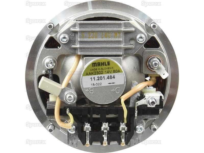 Alternator (Mahle) - 14V, 80 Amps for Deutz-Fahr