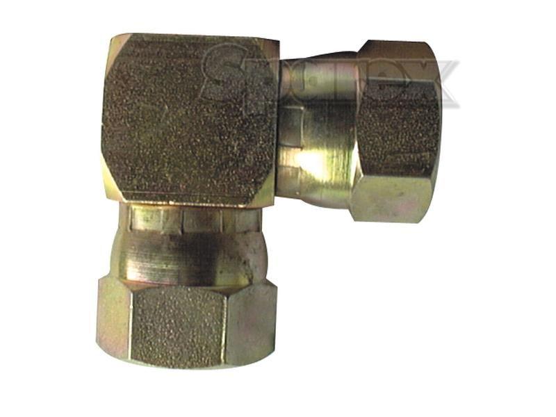 Hydraulic Adaptor 3/4''JIC female - 3/4''JIC 90compact female
