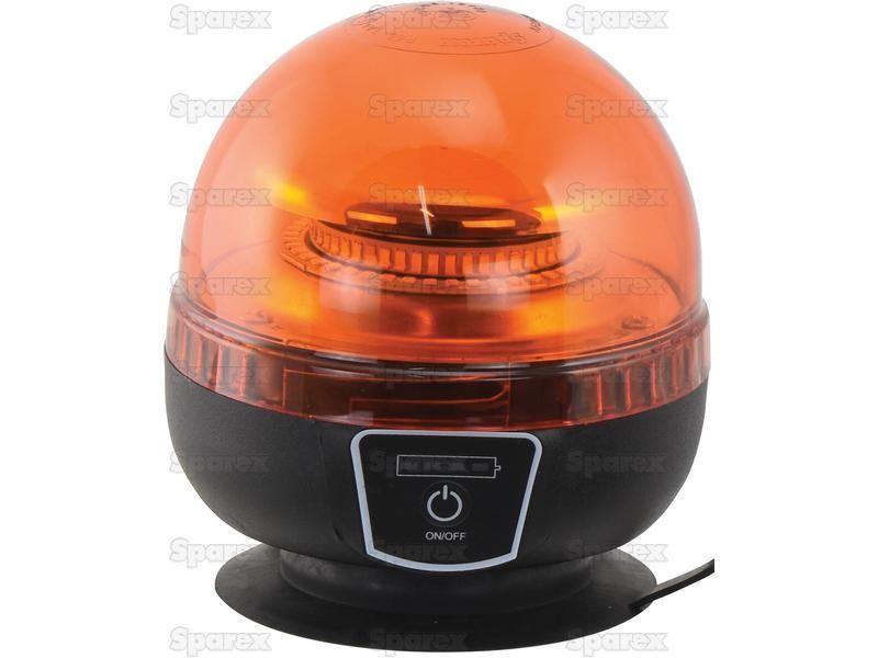 LED Rechargeable Beacon (Amber), Interference: Class 3, Magnetic, 12-24V