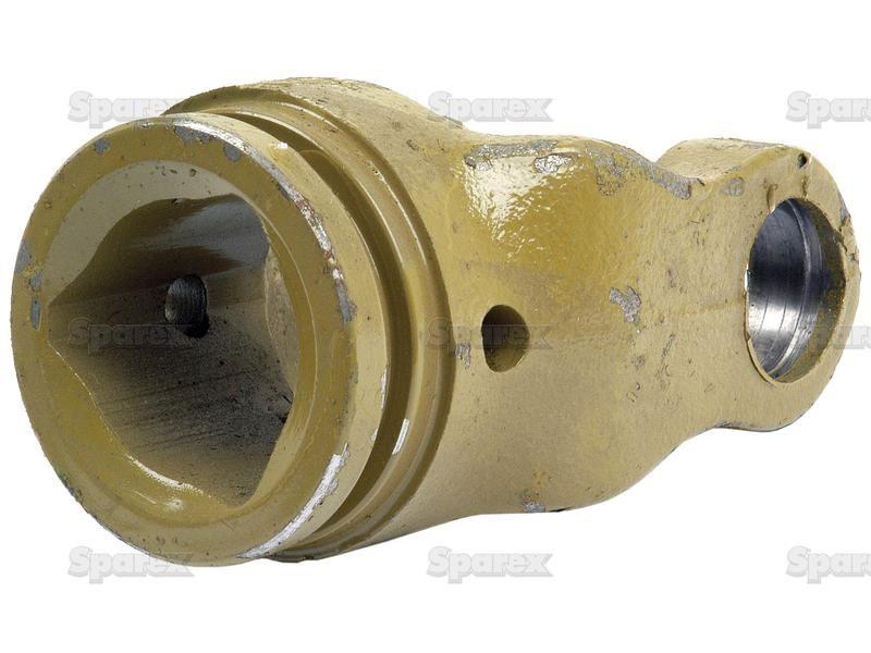 PTO Tube Yoke (U/J Size: 23.8 x 61.2mm) Profile: Triangle, Size: 36 x 3.4mm, Ref: 12505. Bondioli & Pavesi, La Magdalena, Massey Ferguson, Same