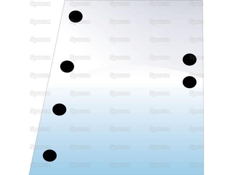 Side Glass LH/RH for Case IH 584 (84 Series)
