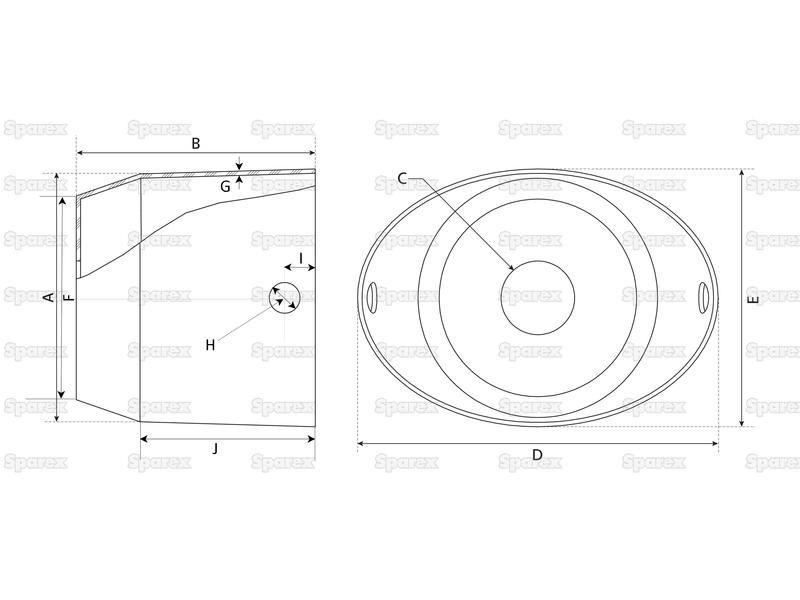PTO Shield (Oval) 210mm x 294mm