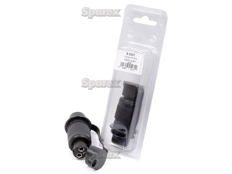 Auxiliary 3 Pin Plug (S.56372) Agripak