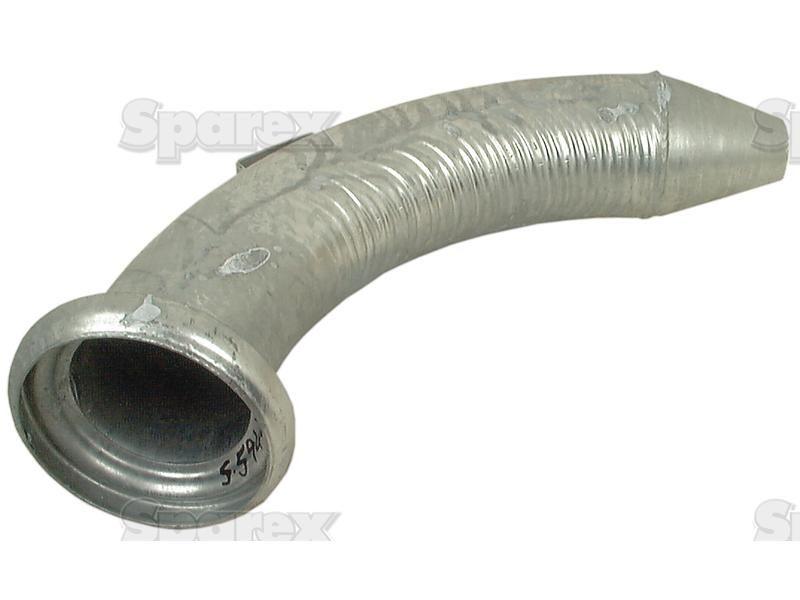 Female Coupling with 90° Galvanised Bend & Spreader Cone 6" Galvanised B| Bauer