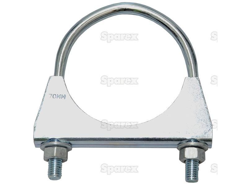 Silencer Clamp - Ø: 70mm, (1pc. Agripak)