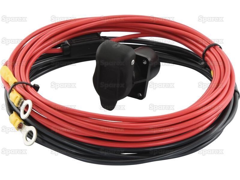 Auxiliary Equipment Power Cable 5M, 3 Pin, Female / Female