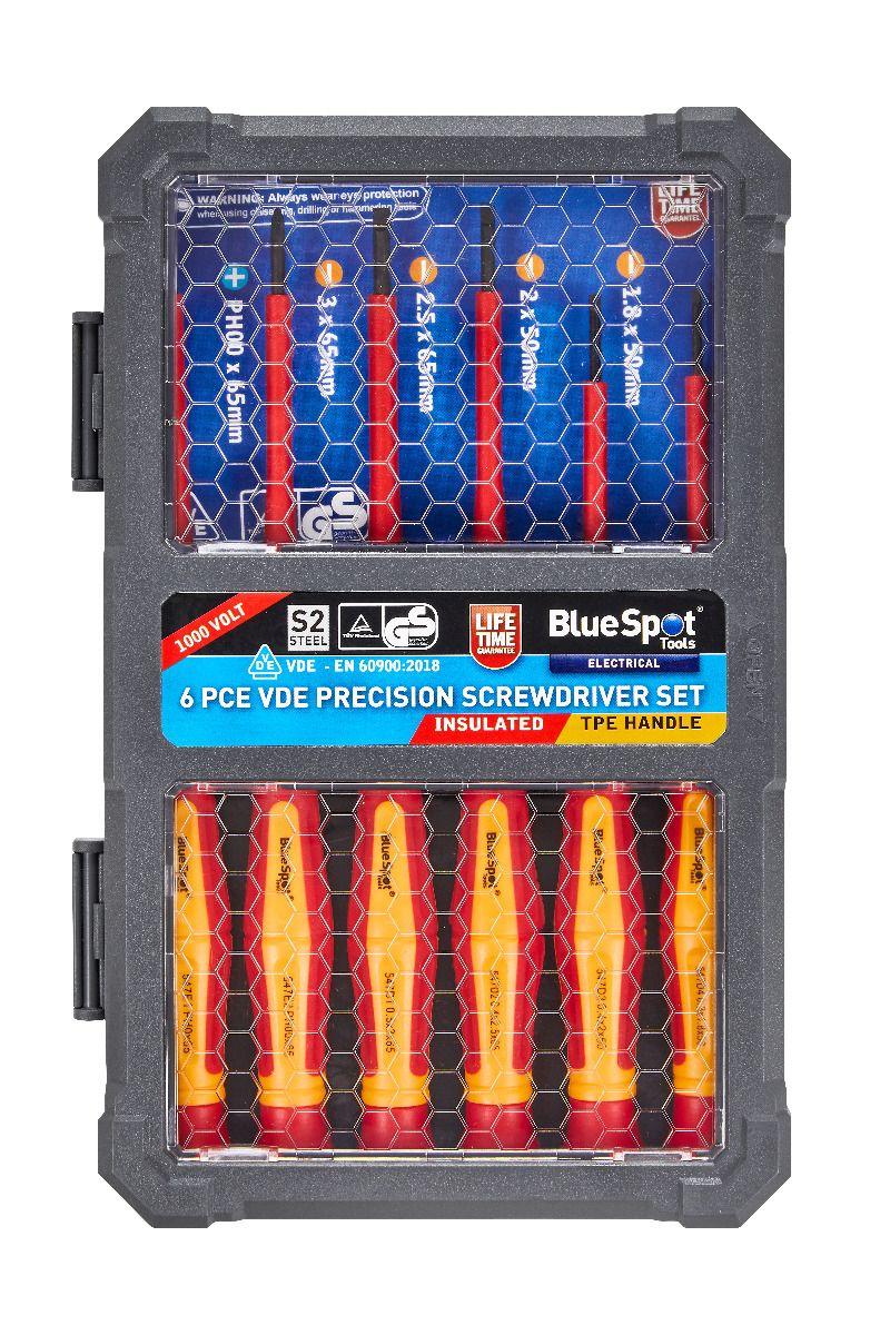 Blue Spot Tools 6 PCE VDE Precision Screwdriver Set