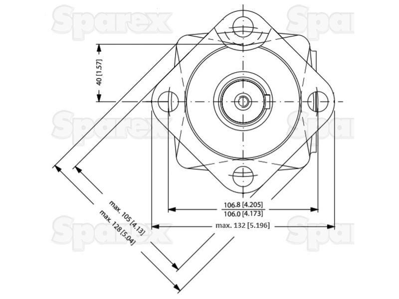 Orbital Hydraulic Motor Danfoss (OMS100)