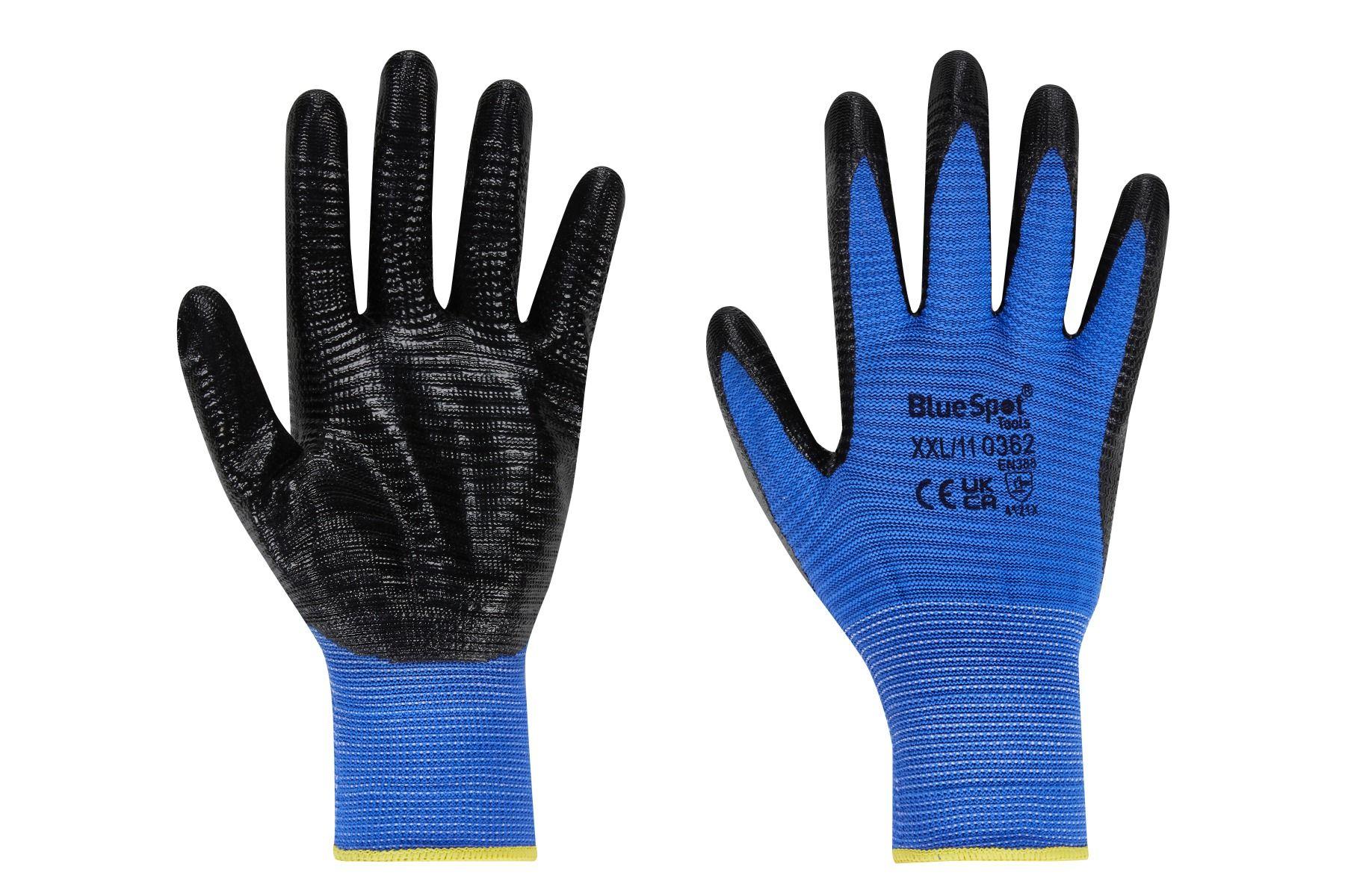 Blue Spot Tools Extra Grip Nitrile Glove (XXL)