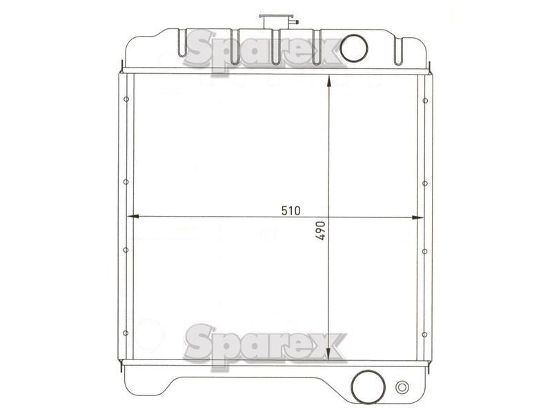Radiator for Case IH 5250 (Maxxum Series)
