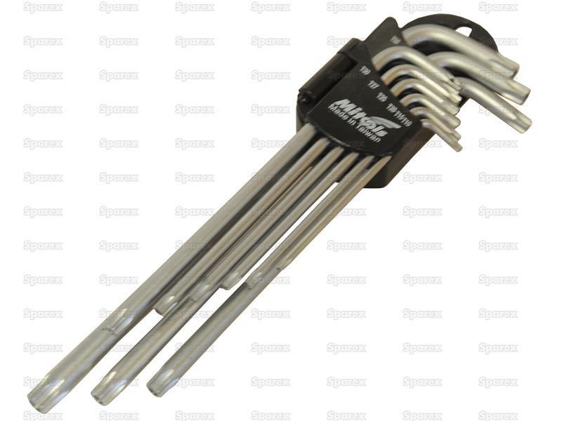 (9 pcs.) Extra Long Tamperproof Key Wrench Set